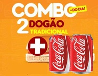 02 Dogão Tradic + 2 Coca Cola Lata 350 Ml