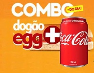 Dogão Egg +refrig. Lata Coca Cola  350 Ml
