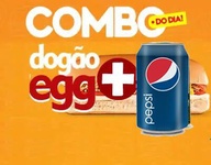 Dogão Egg +refrig. Lata Pepsi  350 Ml