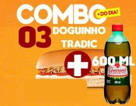 03 Doguinho Tradic. + Guaraná  Pet 600 Ml