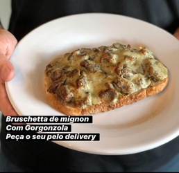 Bruschetta File com Gorgonzola