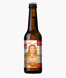 Cerveja Artesanal Dama WEISS (garrafa 600mL)