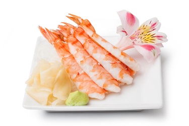 Sashimi camarão 5 peças