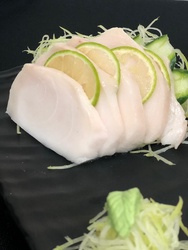 Sashimi de peixe branco (5 fatias)